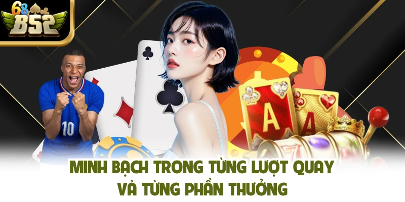 Minh bạch trong từng lượt quay và từng phần thưởng